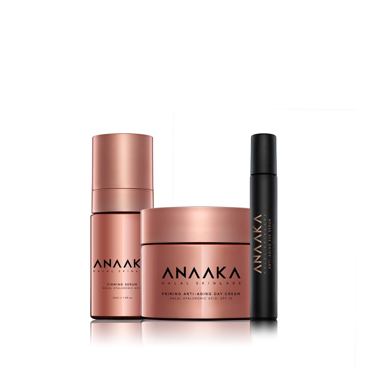 ANAAKA Perfect Base Set, makyaj öncesi üç ürünlük cilt bakım seti